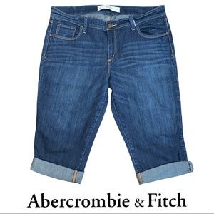 AF Bermuda Length Jean Shorts